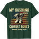 My Husband Wears Combat Boots Proud Army Wife Veteran Day T-Shirt - T-Shirt | Forest