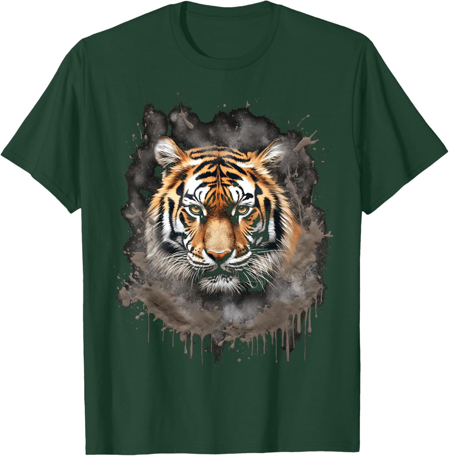 White Tiger Iconic Bengal Sumatran Tigers Wildlife T-Shirt - T-Shirt | Forest