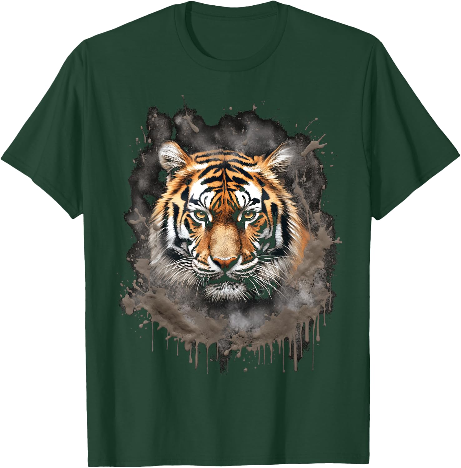 White Tiger Iconic Bengal Sumatran Tigers Wildlife T-Shirt - T-Shirt | Forest