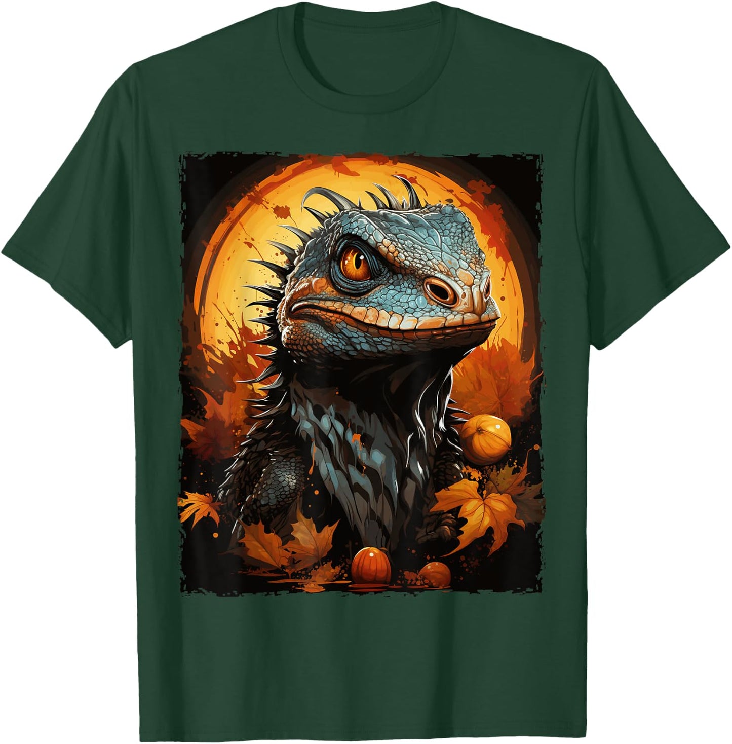 Bearded Dragon Halloween T-Shirt - T-Shirt | Forest