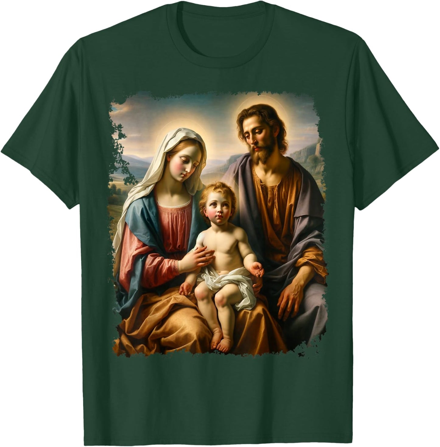 I Love Jesus Christ Mary Joseph T-Shirt - T-Shirt | Forest