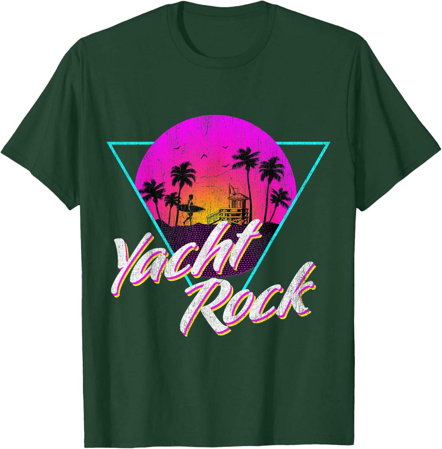 Yacht Rock Party Boat Drinking Beach Women Girls Kids T-Shirt - T-Shirt | Forest
