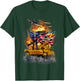 President Donald Trump Rides a Golden Tank T-Shirt - T-Shirt | Forest