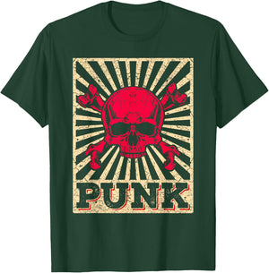 Punk Music Retro Punk Rock Concert Gift T-Shirt - T-Shirt | Forest