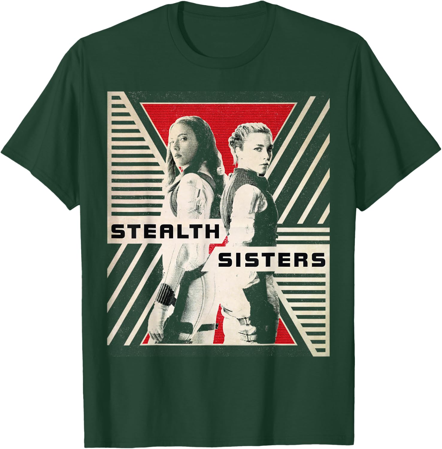Marvel Black Widow Stealth Sisters Poster T-Shirt - T-Shirt | Forest
