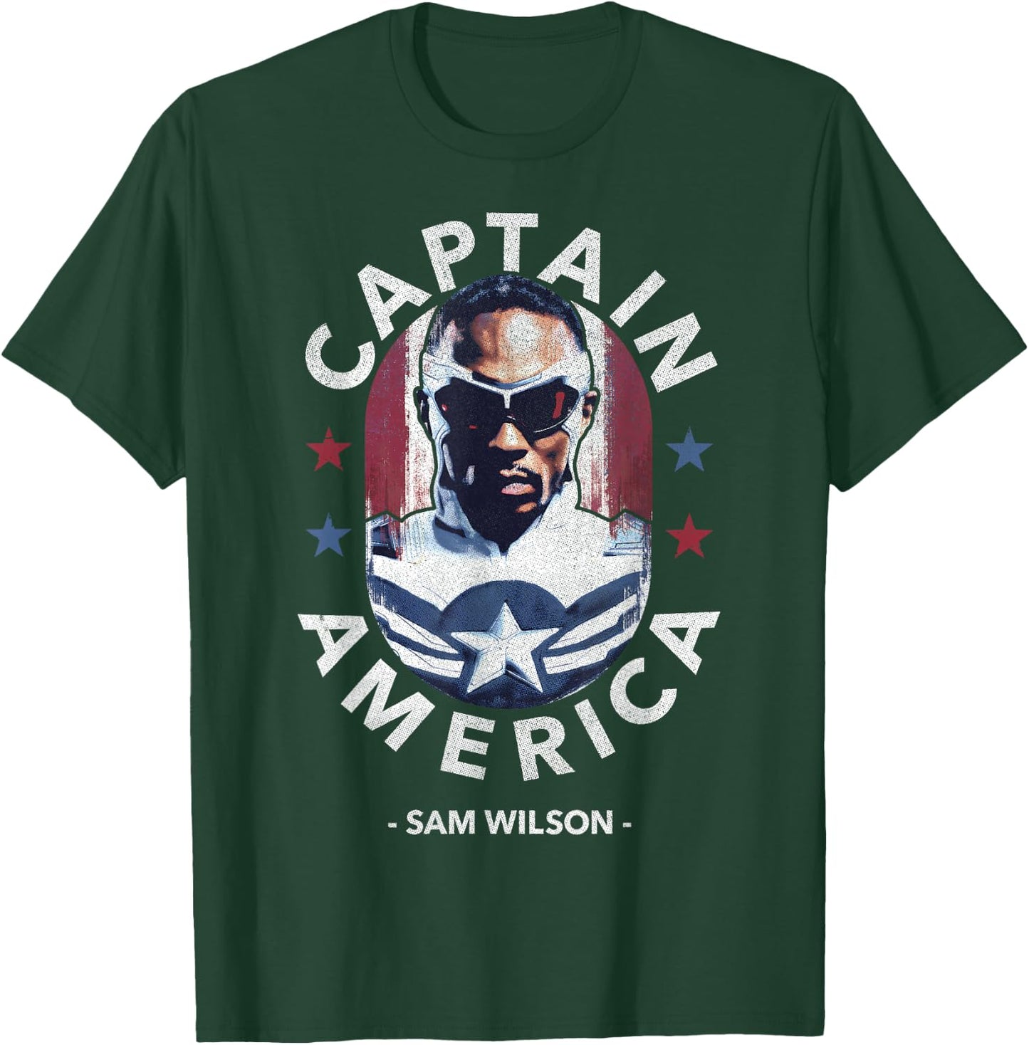 Marvel Falcon Winter Soldier Sam Wilson Captain America T-Shirt - T-Shirt | Forest