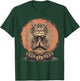 Cat Meditation Zen Buddha Hindu Buddhist Spirituality T-Shirt - T-Shirt | Forest