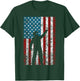 Vintage Welding Distressed Patriotic Welder American Flag Women Men T-Shirt - T-Shirt | Forest