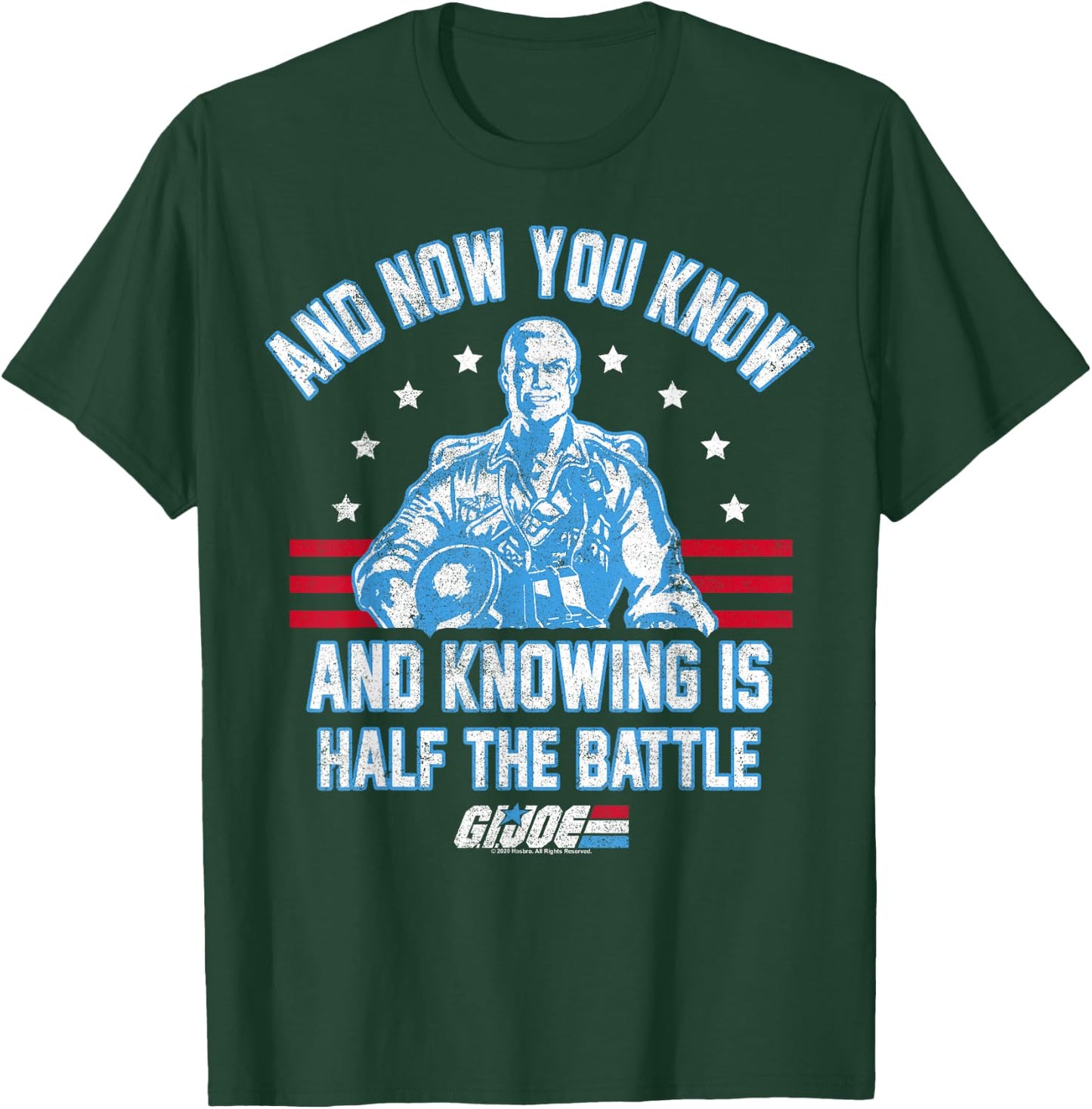 G.I. Joe Knowing Is Half The Battle Team Leader Collegiate T-Shirt - T-Shirt | Forest