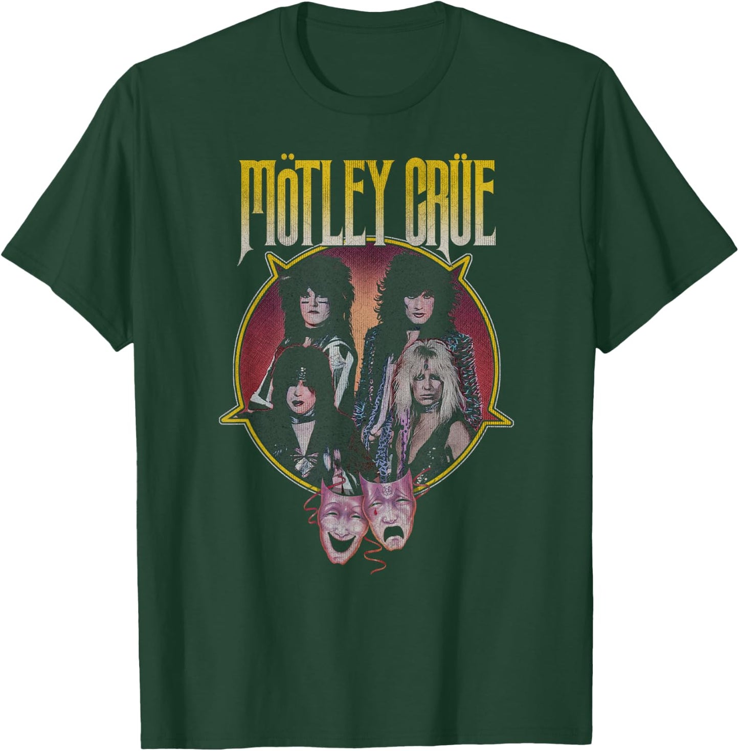 Mötley Crüe - Theatre Of Pain - Pentagram T-Shirt - T-Shirt | Forest