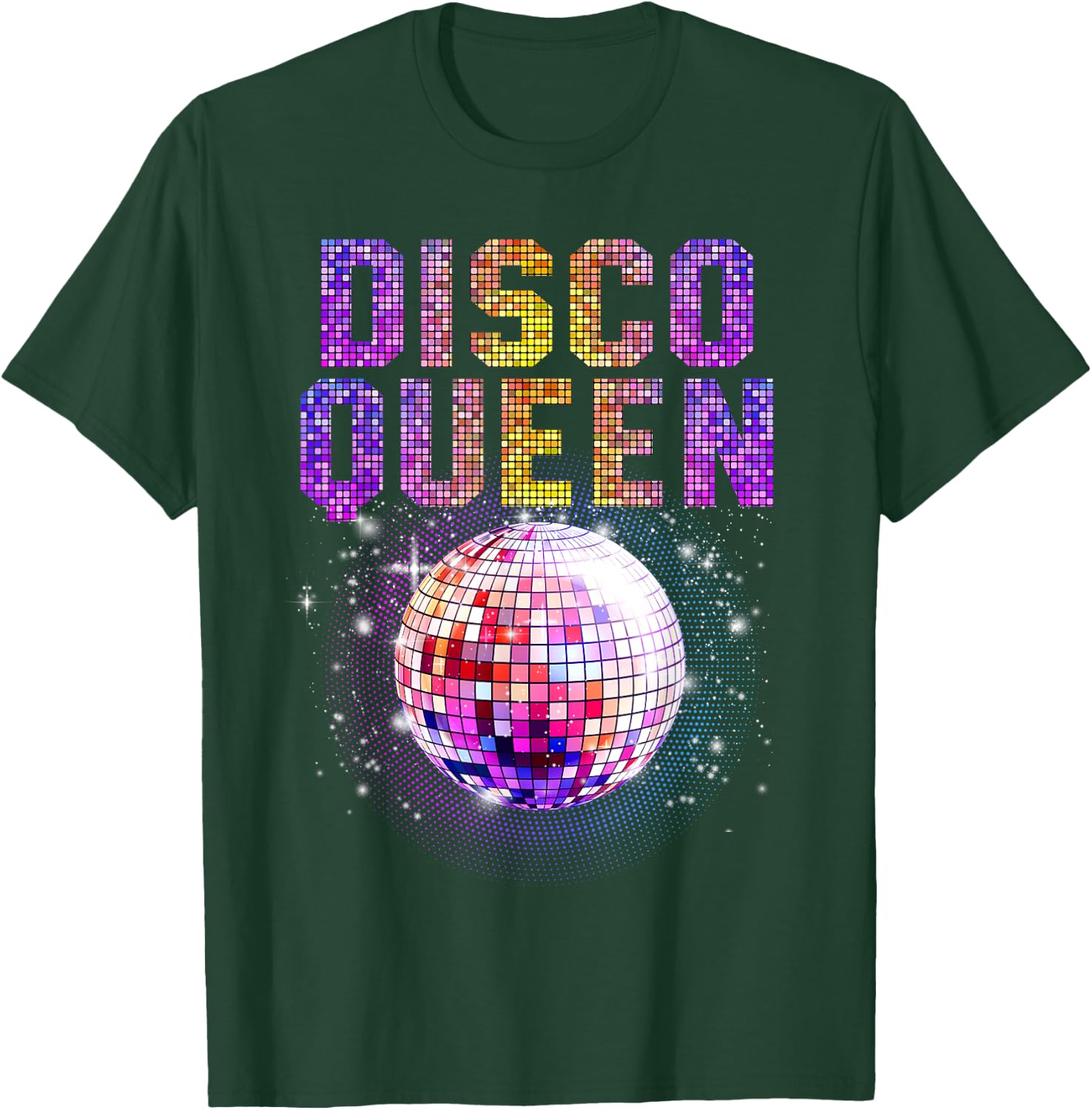 Disco Queen Art Girls Funk Music Disco Dancing T-Shirt - T-Shirt | Forest
