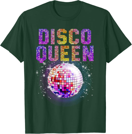 Disco Queen Art Girls Funk Music Disco Dancing T-Shirt - T-Shirt | Forest