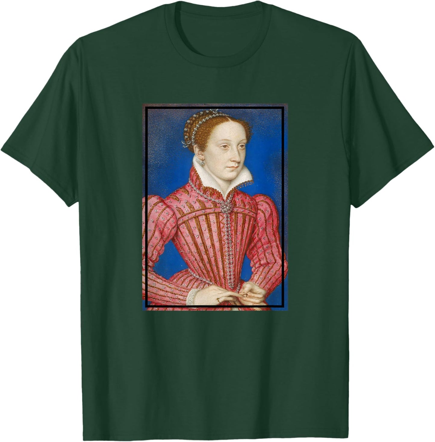 Mary, Queen of Scots Portrait Painting (1560) T-Shirt - T-Shirt | Forest