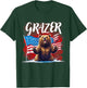Grazer bear Men Women patriotic design T-Shirt - T-Shirt | Forest