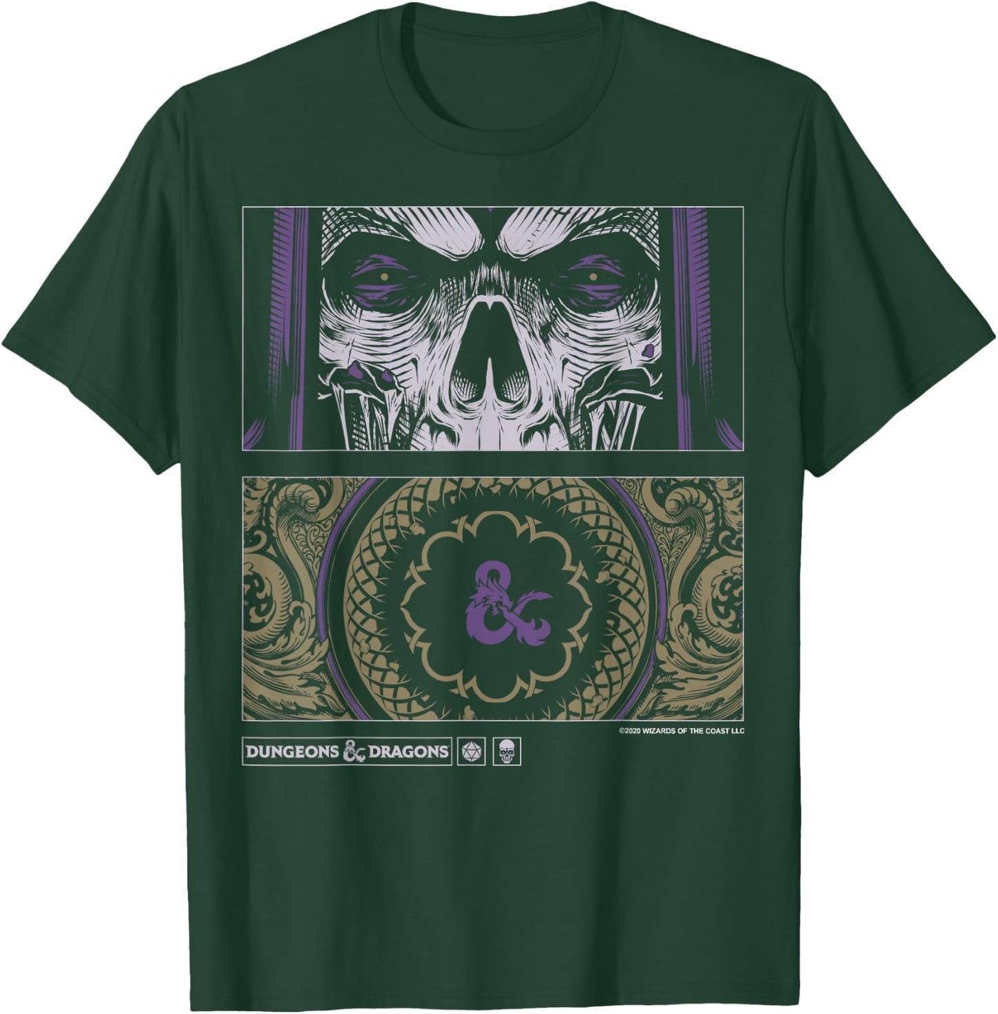 Dungeons & Dragons Lich Panels T-Shirt - T-Shirt | Forest