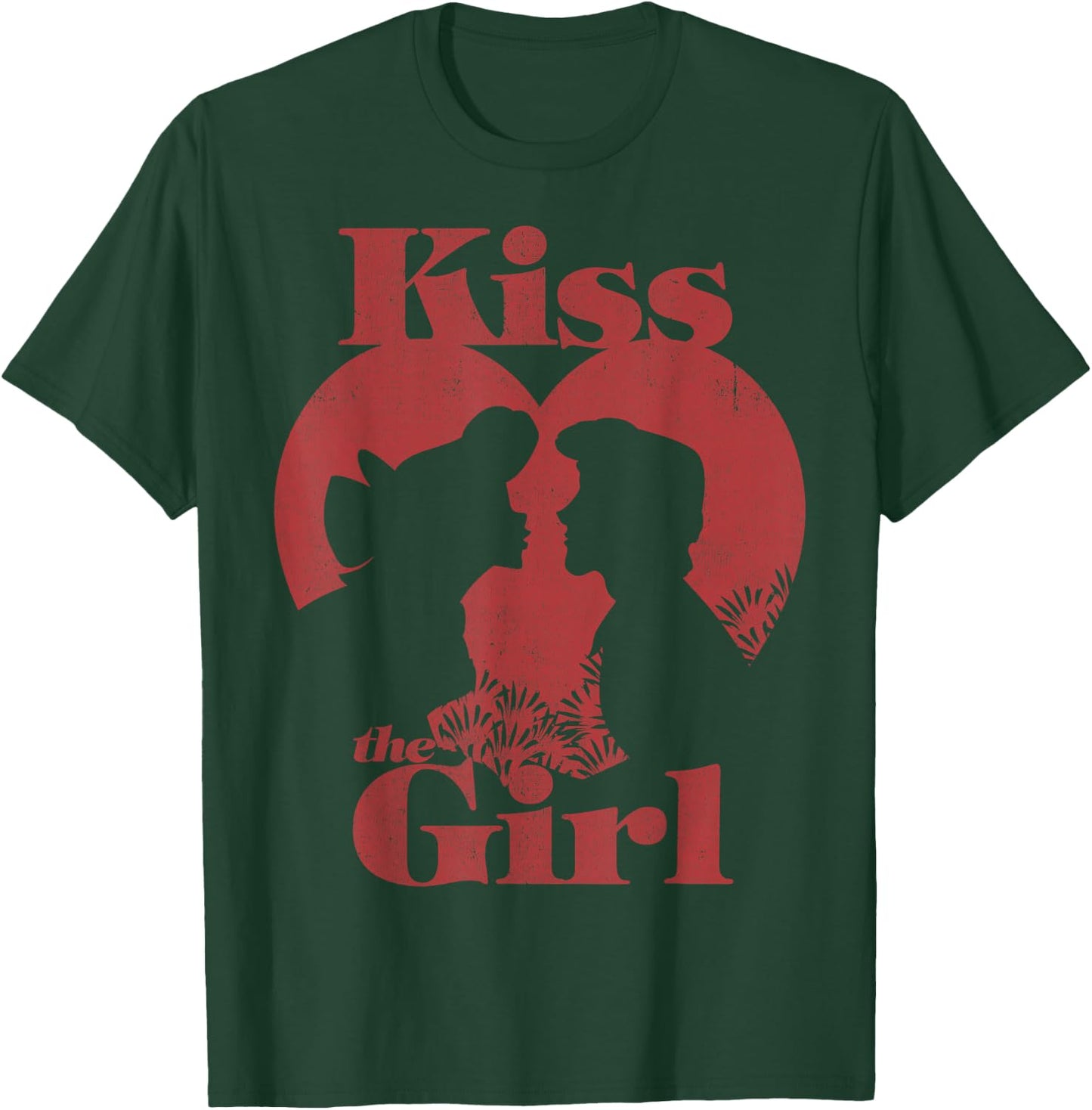 Disney The Little Mermaid Ariel and Eric Kiss The Girl Small T-Shirt - T-Shirt | Forest