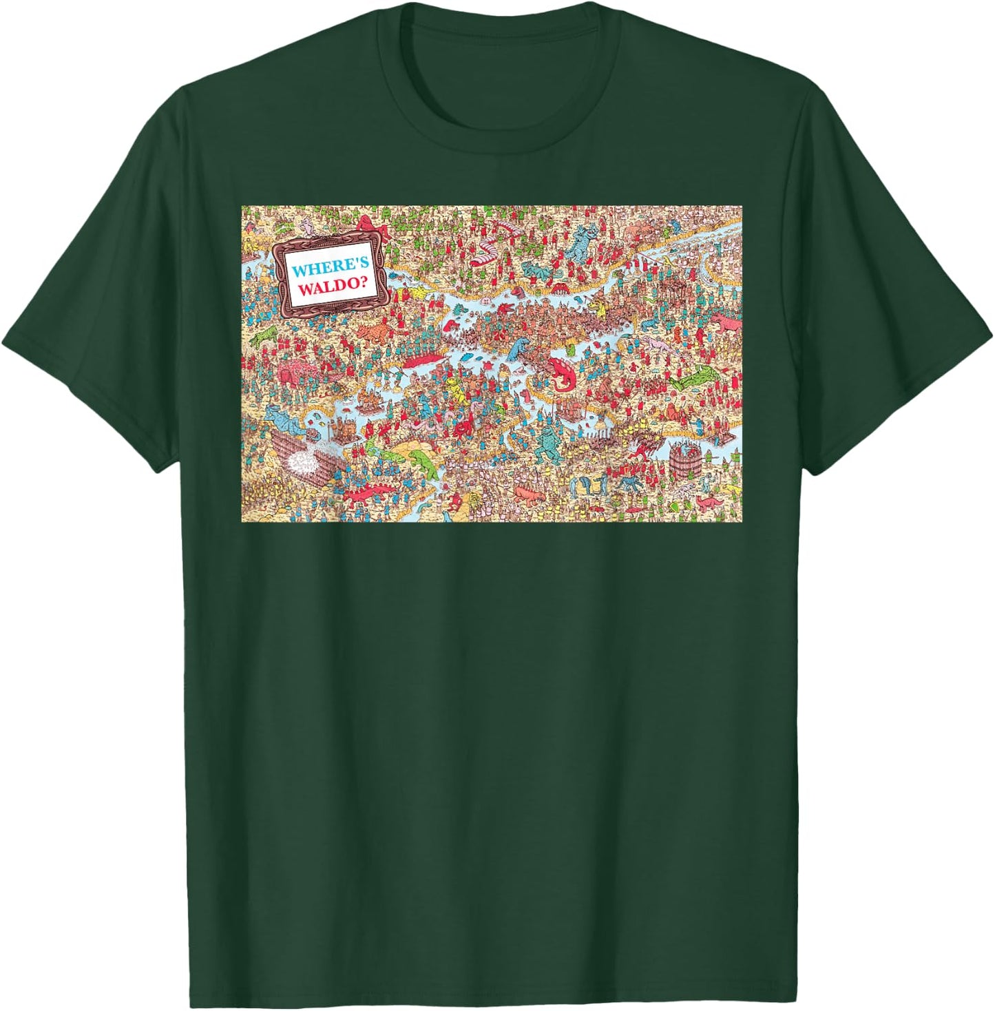 Where's Waldo Monster Master T-Shirt - T-Shirt | Forest