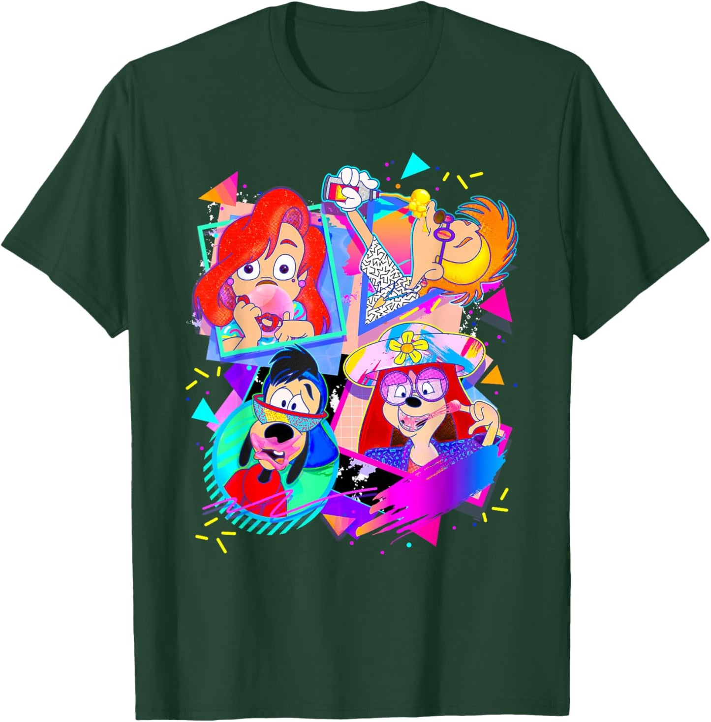 Disney A Goofy Movie Bubble Gum Retro Nineties T-Shirt - T-Shirt | Forest