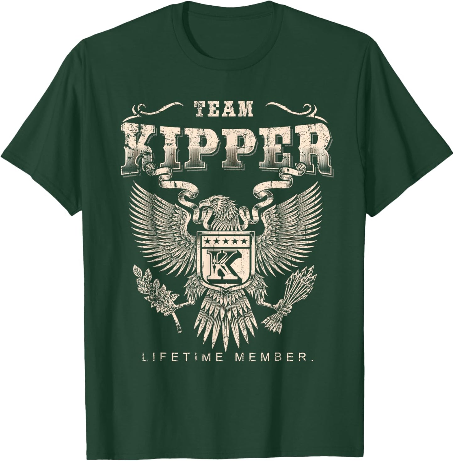 Team Kipper Lifetime Member - Kipper Name T-Shirt - T-Shirt | Forest