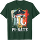 Funny Pi-rate - Happy Pi Day Math Geek Pirate Lover T-Shirt - T-Shirt | Forest