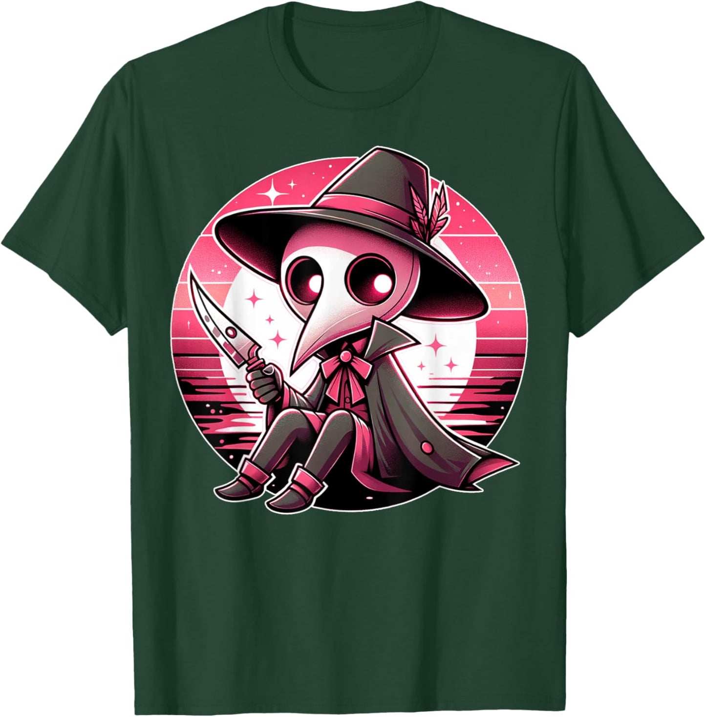 Creepy Cute Goth Kawaii Emo Soft Pastel Voodoo Anime Stuff T-Shirt - T-Shirt | Forest