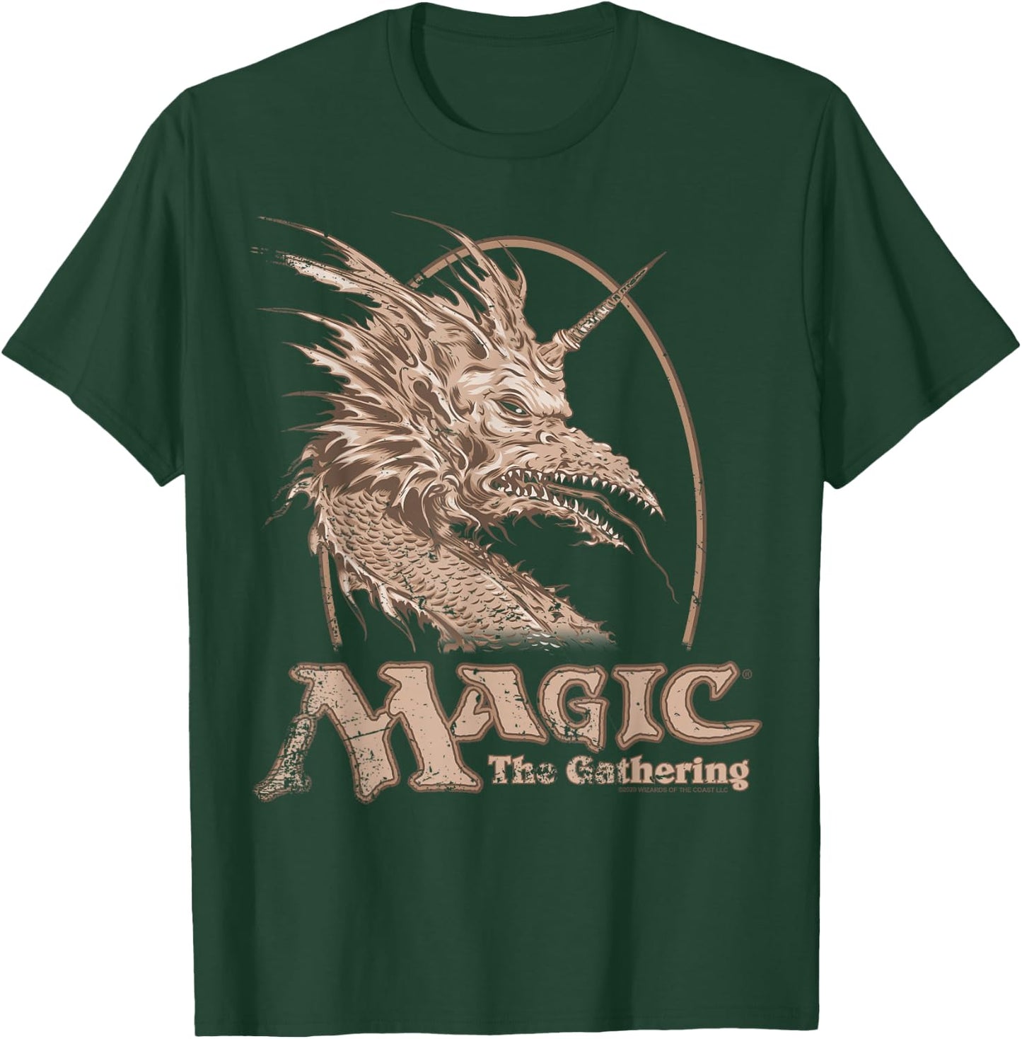Magic: The Gathering Retro Dragon Logo T-Shirt - T-Shirt | Forest