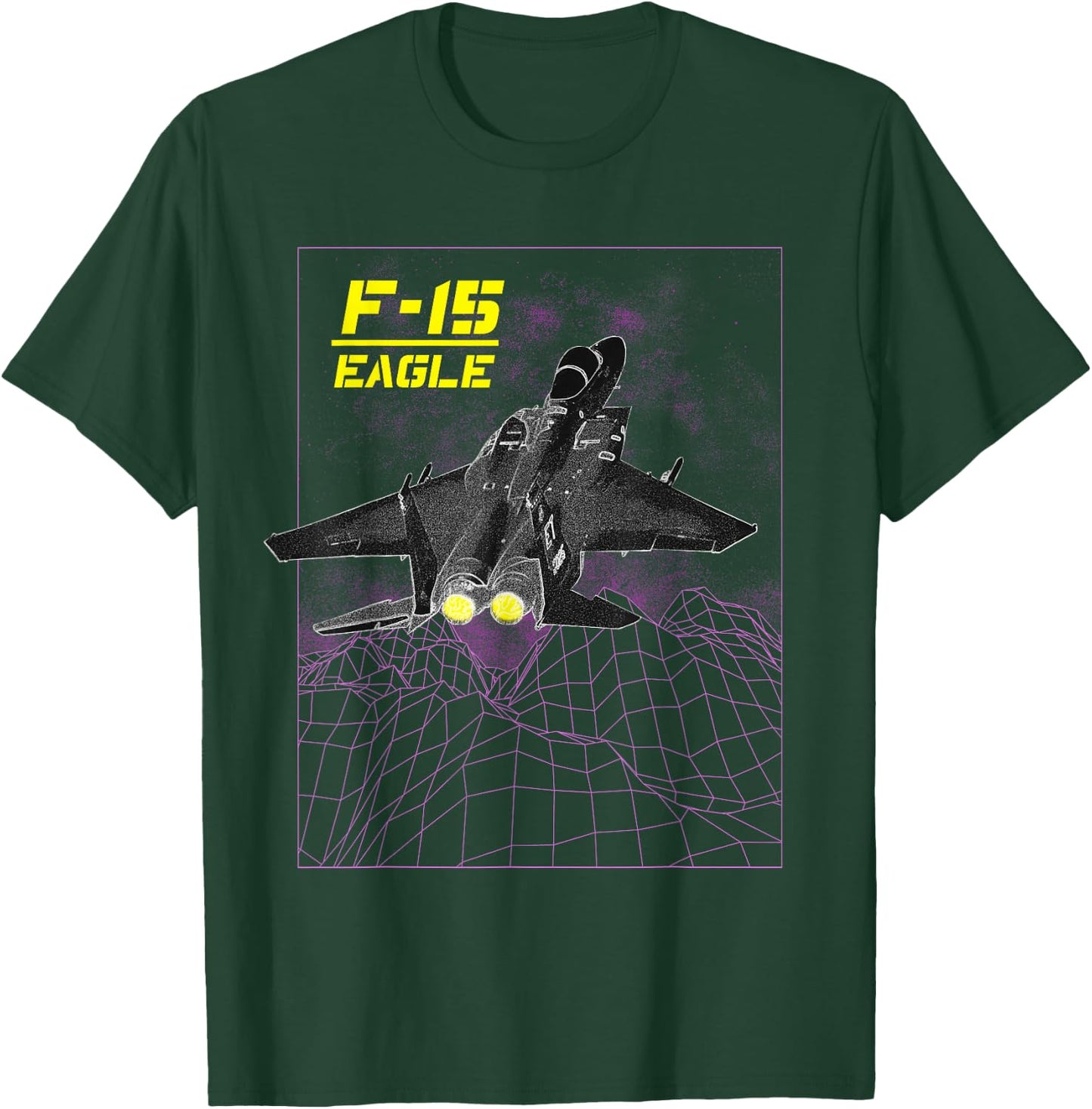 F-15 Eagle Fighter Jet T-Shirt - T-Shirt | Forest