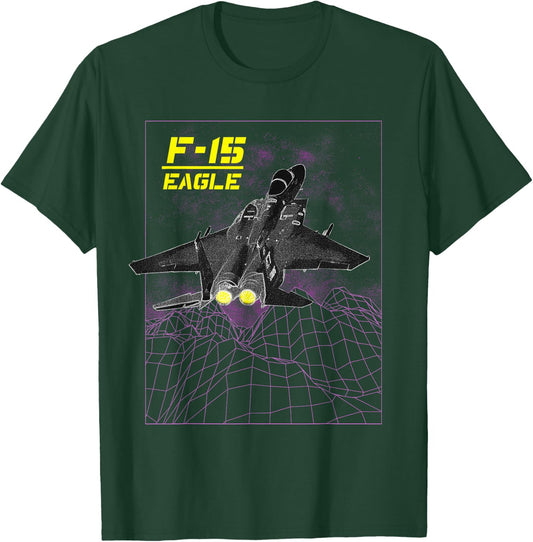 F-15 Eagle Fighter Jet T-Shirt - T-Shirt | Forest