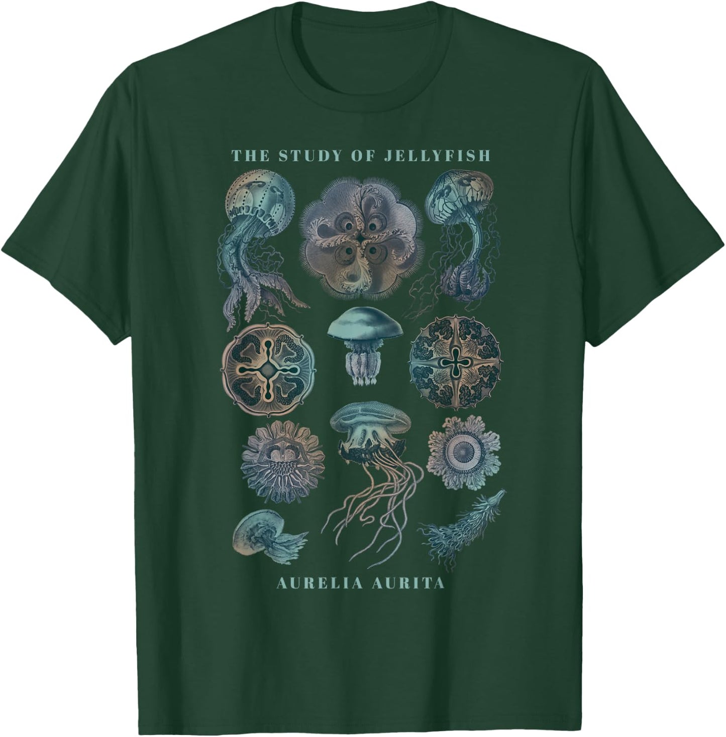 Earth Day The Study of Jellyfish T-Shirt - T-Shirt | Forest