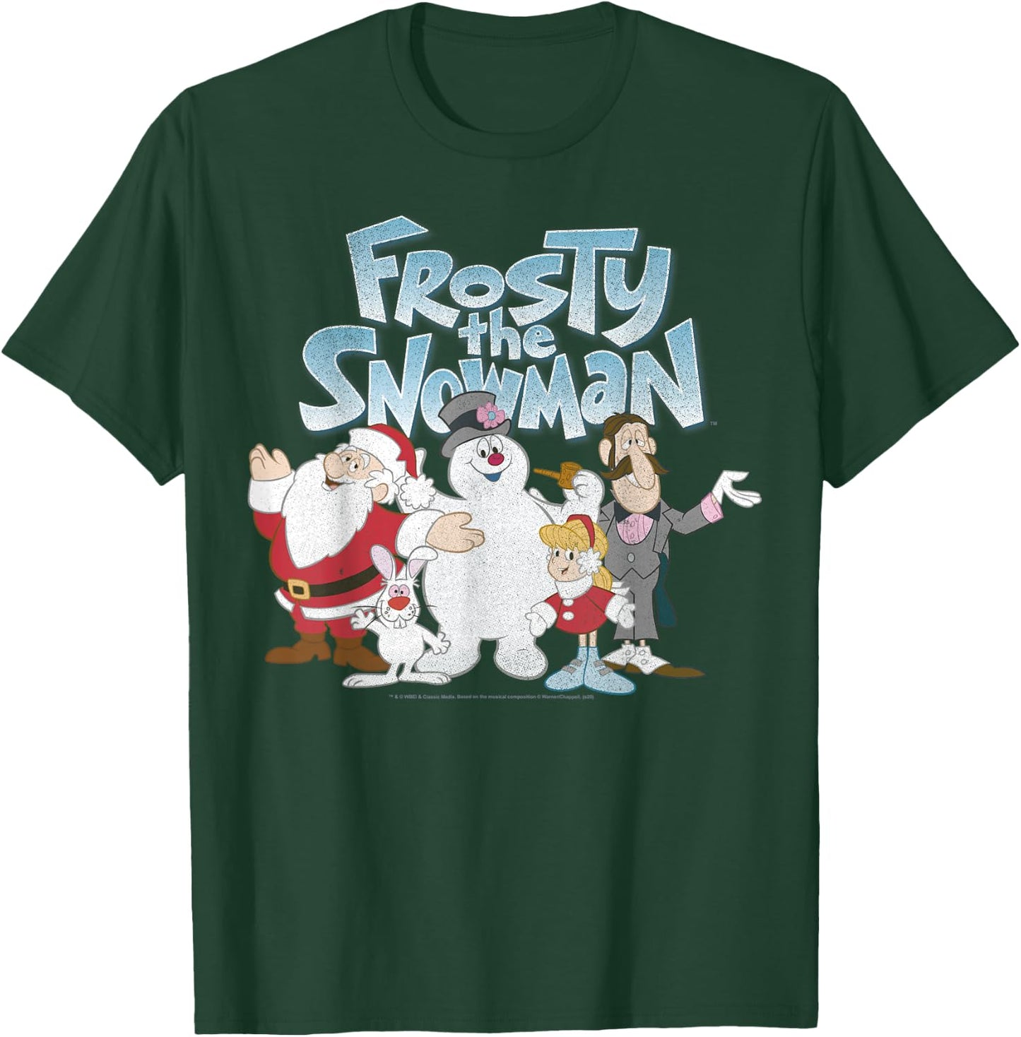 Frosty The Snowman Group Shot Logo T-Shirt - T-Shirt | Forest
