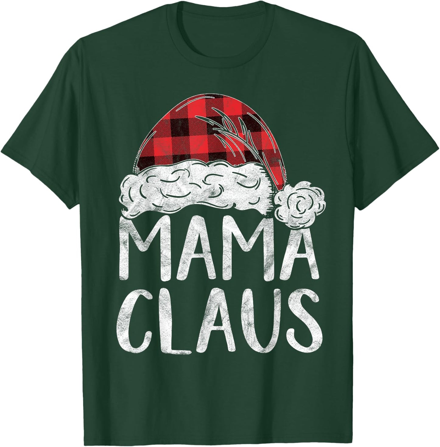 Mama Claus Christmas Costume Gift Santa Matching Family Xmas T-Shirt - T-Shirt | Forest