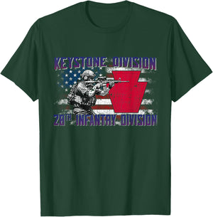 28th Infantry Division 28th ID Keystone Division Gifts T-Shirt - T-Shirt | Forest