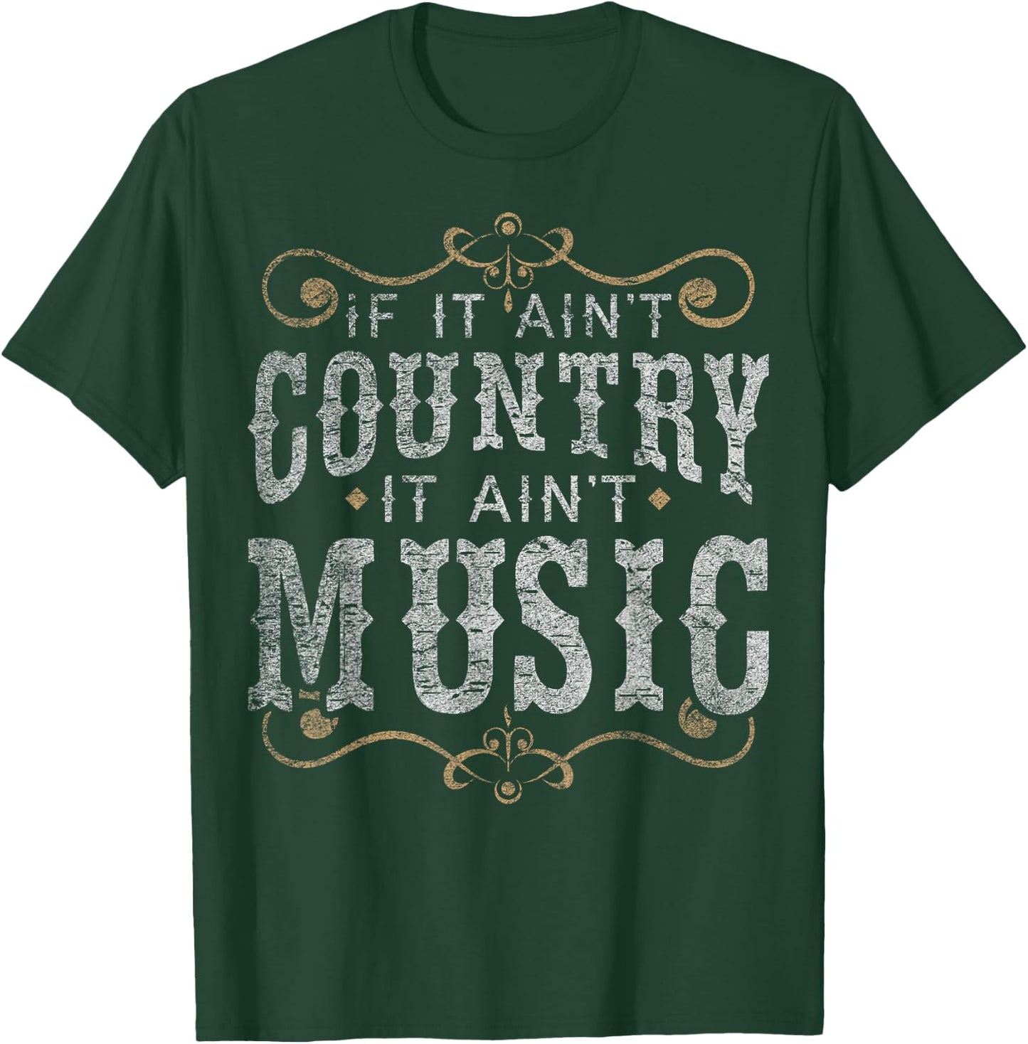 Country Music Fan Country Musician Country Music Lover T-Shirt - T-Shirt | Forest