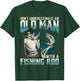 Funny Don't Underestimate An Old Man With A Fishing Rod T-Shirt - T-Shirt | Forest