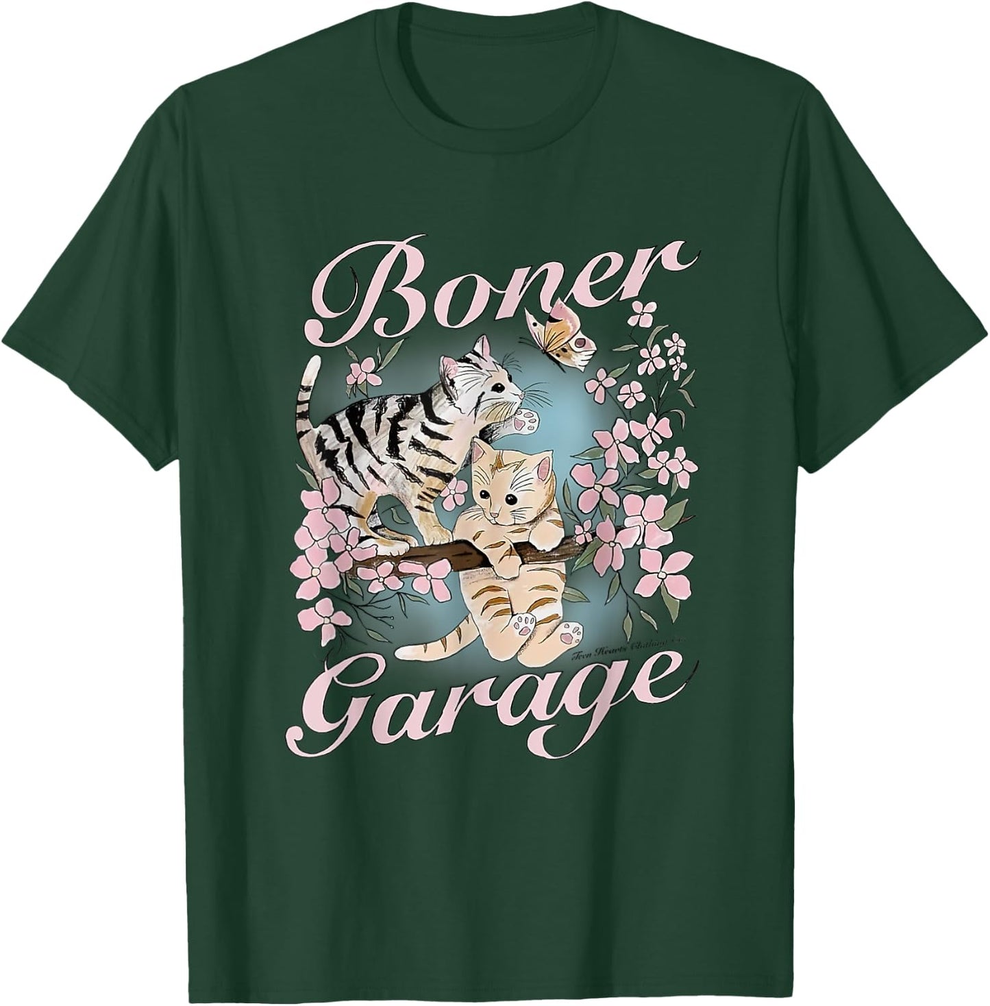 New Funny Kitty Boner Garage Funny Women T-Shirt - T-Shirt | Forest