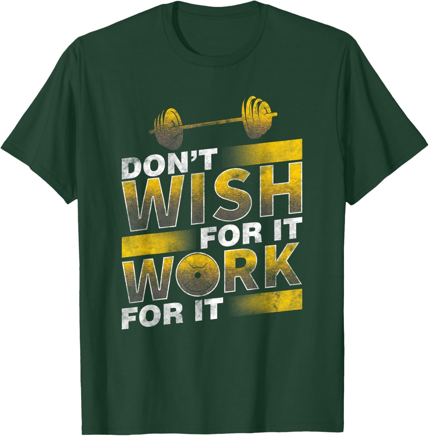 Gym Workout Fitness Art Weight Lifting Pumping Iron Gift T-Shirt - T-Shirt | Forest
