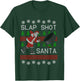 Funny Santa Hockey Ugly Christmas Sweater - Santa T-Shirt - T-Shirt | Forest