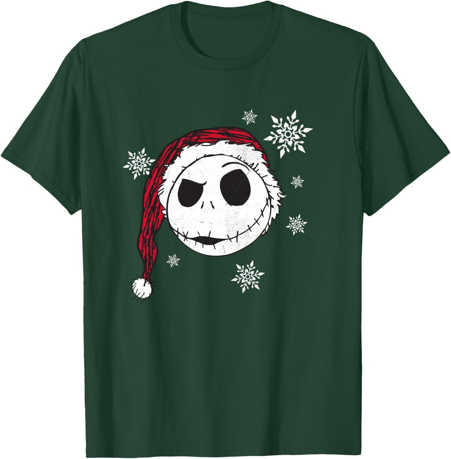 Disney - Nightmare Before Christmas Snowflake Holiday T-Shirt - T-Shirt | Forest