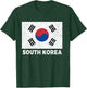 South Korean Flag South Korea Women Men Boys Girls Kids Bday T-Shirt - T-Shirt | Forest