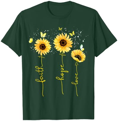 Faith Hope Love Shirts T-Shirt - T-Shirt | Forest