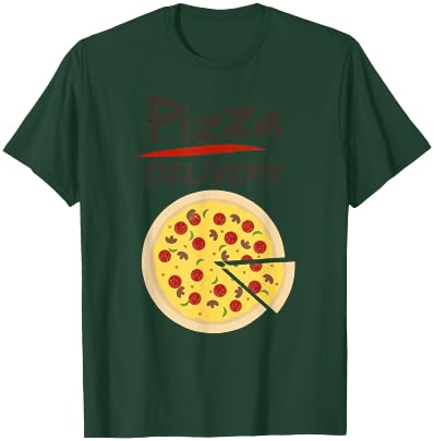 Pizza Delivery Costume Funny Fancy Dress Costumes T-Shirt - T-Shirt | Forest