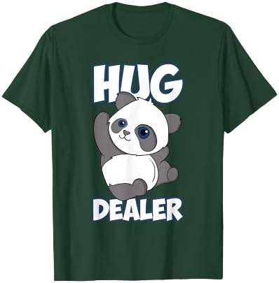 Funny Panda Free Hugs Hug Dealer Panda Hug T-Shirt - T-Shirt | Forest