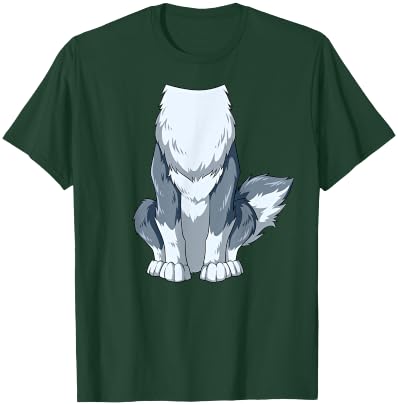 Easy Wolf Costume Wolf Body Headless Wolf Costume T-Shirt - T-Shirt | Forest