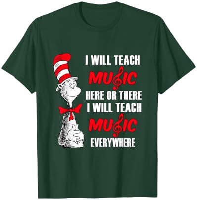 I will teach music everywhere T-Shirt - T-Shirt | Forest
