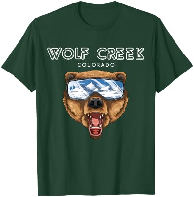 Wolf Creek Colorado - USA Grizzly Ski Gift T-Shirt - T-Shirt | Forest