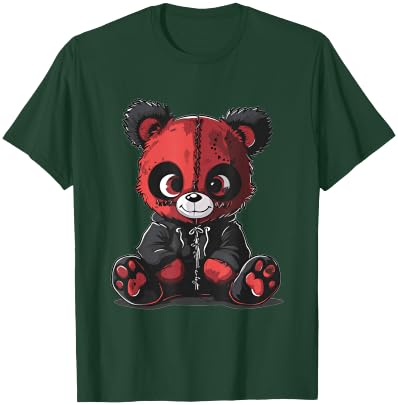 Goth Pastel Cute Scary Kawaii Red Panda Voodoo Doll T-Shirt - T-Shirt | Forest
