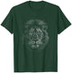 Lion Head Graphic Face Art Design T-Shirt - T-Shirt | Forest