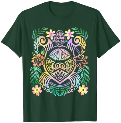 Hawaiian Tie Dye Sea Turtles, Hawaii T-Shirt - T-Shirt | Forest