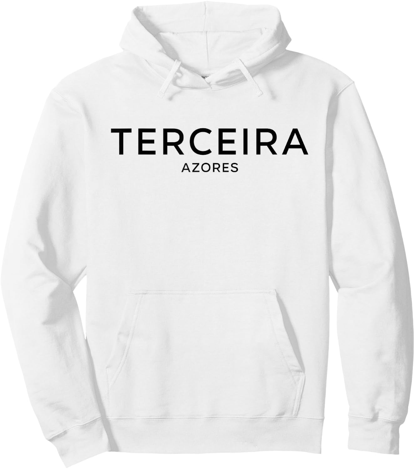 Terceira Island Azores - Portugal Minimalist Aesthetic Hoodie - Hoodie | White