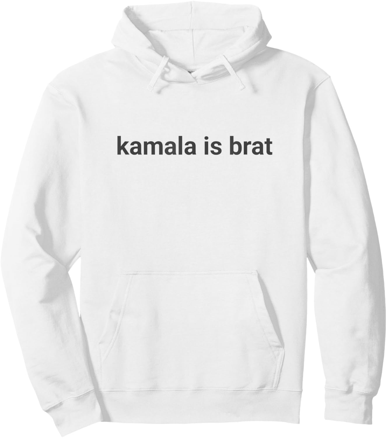 Kamala IS brat Shirt 2024 Harris campaign green meme Summer Women Hoodie - Hoodie | White